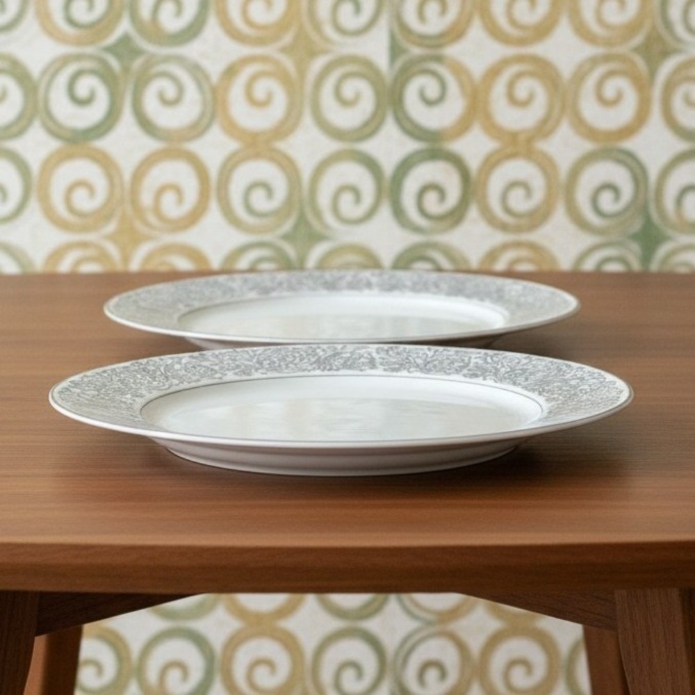 Brookwood Porcelain by Interpace Corporation M2001 Santiago 2 Dinner Plates